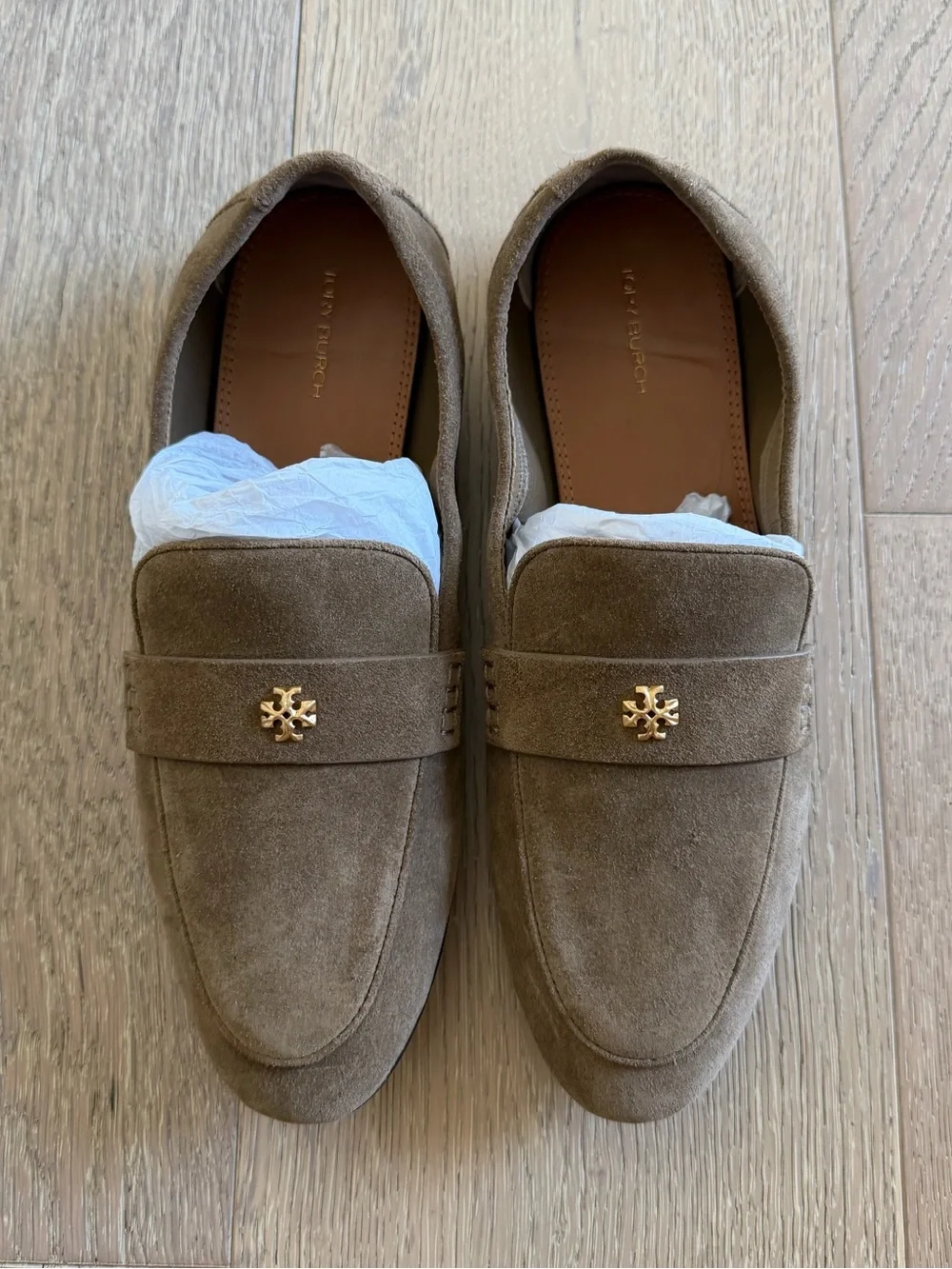 Tory Burch Ladies River Rock Suede Loafers
